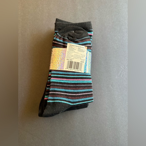 Hot Sox Multicolor Striped Socks pack of (3) - Picture 4 of 4